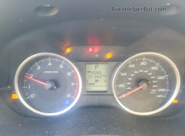 JF2SJAEC3HH483691 2017 SUBARU FORESTER 2.5 Gray Widok zestawu wskaźników
