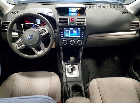 JF2SJAEC3HH568787 2017 SUBARU FORESTER Синий Вид панели приборов