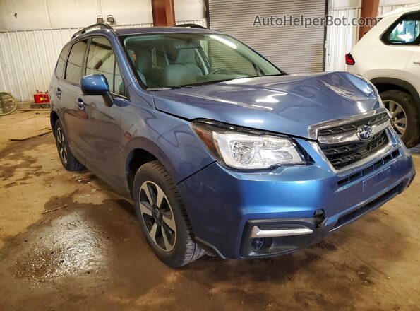JF2SJAEC3HH568787 2017 SUBARU FORESTER Синий Передняя правая четверть