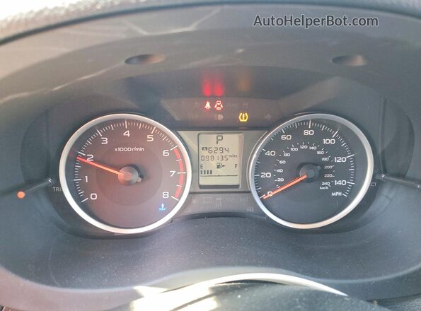 JF2SJAEC4HH475809 2017 SUBARU FORESTER Серебряный Вид щитка приборов