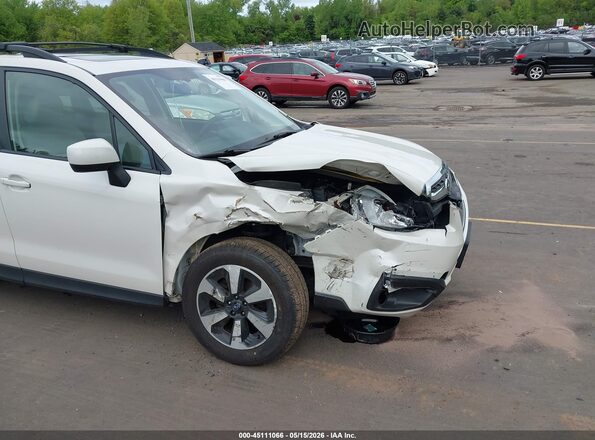 JF2SJAEC4JH484693 2018 SUBARU FORESTER Белый Вид спереди