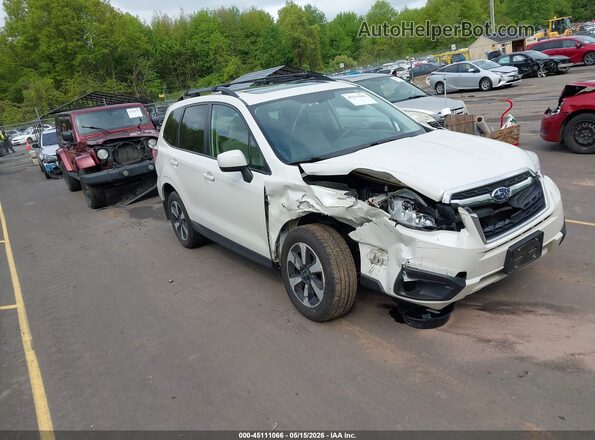 JF2SJAEC4JH484693 2018 SUBARU FORESTER Белый Передняя правая четверть