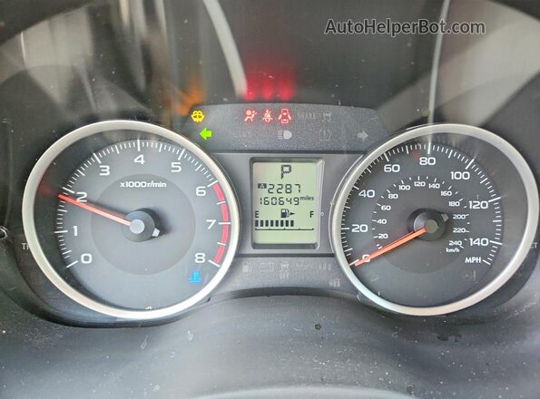 JF2SJAEC5HH487788 2017 SUBARU FORESTER Зеленый Вид щитка приборов
