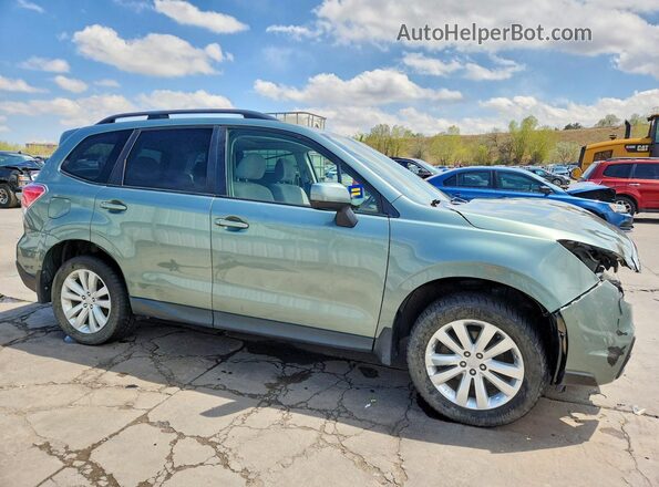 JF2SJAEC5HH487788 2017 SUBARU FORESTER Зеленый Передняя правая четверть