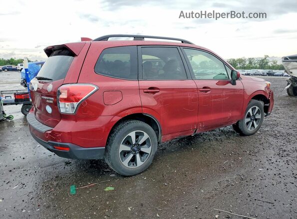 JF2SJAEC5HH505402 2017 SUBARU FORESTER Красный Задняя правая четверть