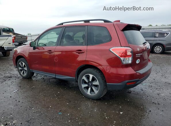 JF2SJAEC5HH505402 2017 SUBARU FORESTER Красный Задняя левая четверть