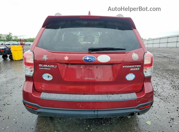 JF2SJAEC5HH505402 2017 SUBARU FORESTER Красный Вид сзади