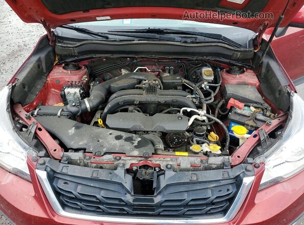 JF2SJAEC5HH505402 2017 SUBARU FORESTER Красный Вид подкапотного пространства