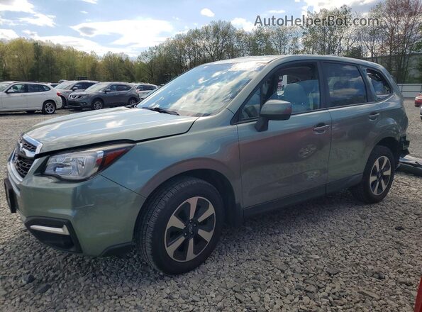 JF2SJAEC5HH579192 2017 SUBARU FORESTER Зеленый Передняя левая четверть