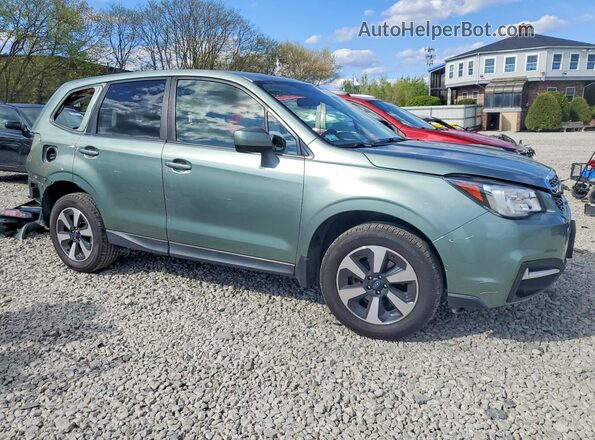 JF2SJAEC5HH579192 2017 SUBARU FORESTER Зеленый Передняя правая четверть