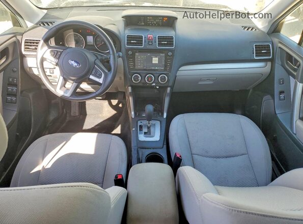 JF2SJAEC6JH429694 2018 SUBARU FORESTER Белый Вид панели приборов