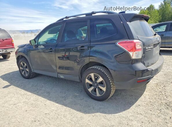 JF2SJAEC7HH456431 2017 SUBARU FORESTER Черный Задняя левая четверть