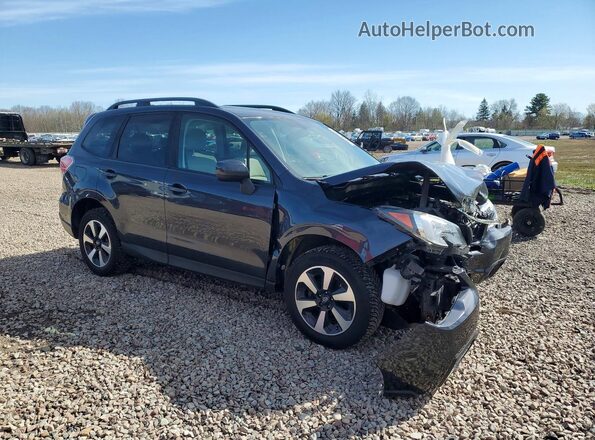 JF2SJAEC7JH579328 2018 SUBARU FORESTER 2.5 Синий Передняя правая четверть