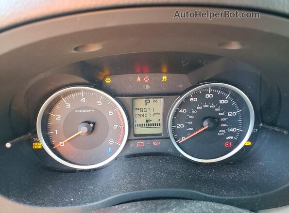 JF2SJAEC7JH579328 2018 SUBARU FORESTER 2.5 Синий Вид щитка приборов