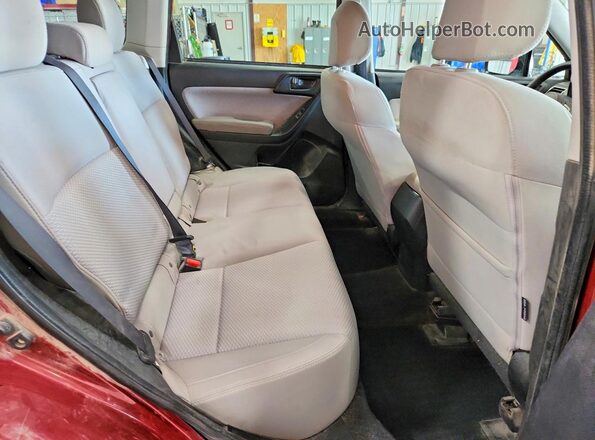 JF2SJAEC8HH460486 2017 SUBARU FORESTER Темно-бордовый Вид задних сидений