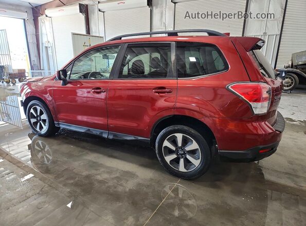 JF2SJAEC8HH460486 2017 SUBARU FORESTER Темно-бордовый Задняя левая четверть