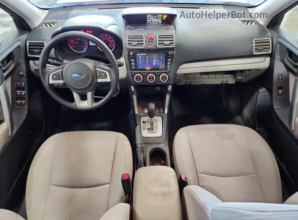 JF2SJAEC8HH460486 2017 SUBARU FORESTER Темно-бордовый Вид панели приборов