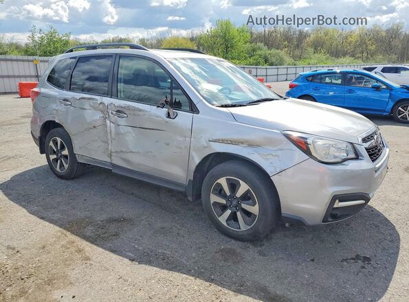 JF2SJAEC8JH455147 2018 SUBARU FORESTER Silver Przód prawy