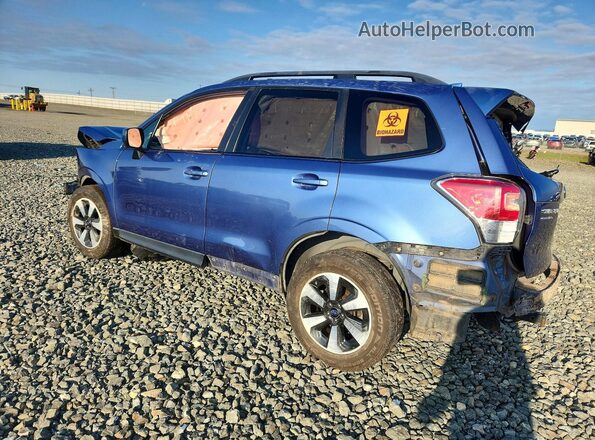 JF2SJAECXHH439753 2017 SUBARU FORESTER Синий Задняя левая четверть
