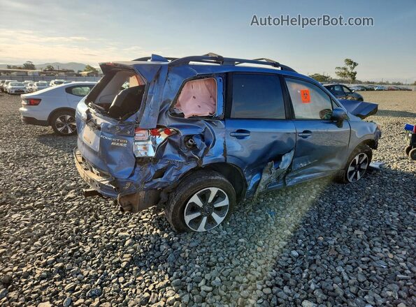 JF2SJAECXHH439753 2017 SUBARU FORESTER Синий Задняя правая четверть