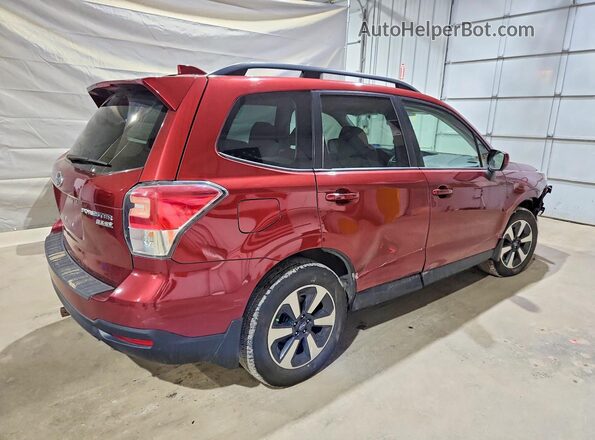 JF2SJAECXHH451272 2017 SUBARU FORESTER 2.5 Бордовый Задняя правая четверть