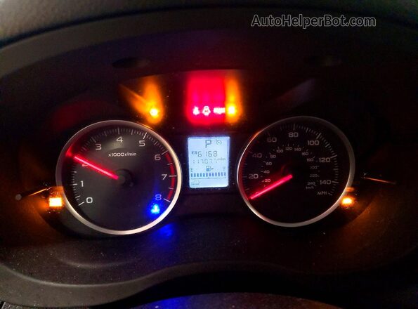 JF2SJAECXHH543997 2017 SUBARU FORESTER Silver Вид щитка приладів