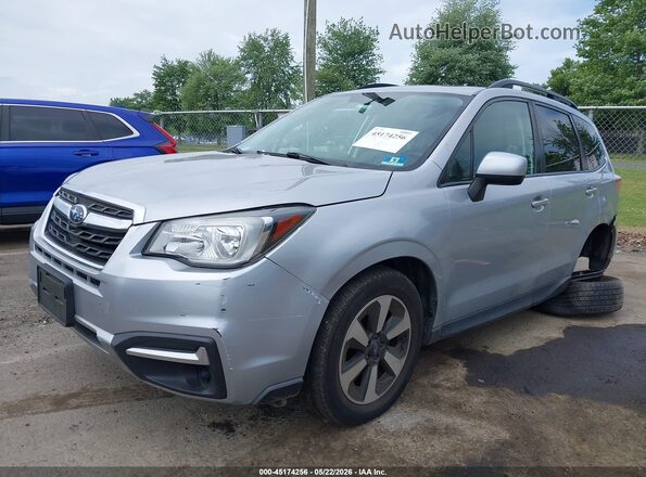 JF2SJAECXJH542998 2018 SUBARU FORESTER Серебряный Передняя левая четверть