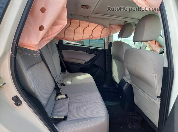 JF2SJAECXJH584135 2018 SUBARU FORESTER Белый Вид задних сидений
