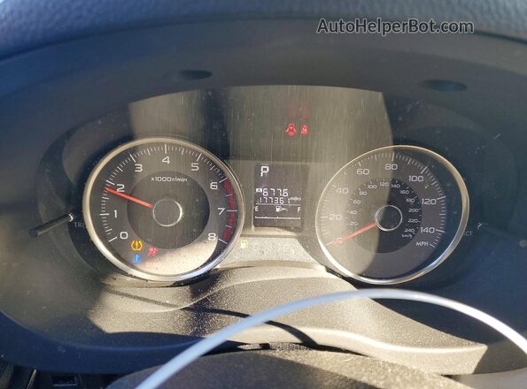 JF2SJAFC4GH547394 2016 SUBARU FORESTER Зеленый Вид щитка приборов