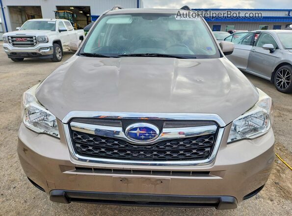 JF2SJAFC5GH552331 2016 SUBARU FORESTER Tan Widok z przodu