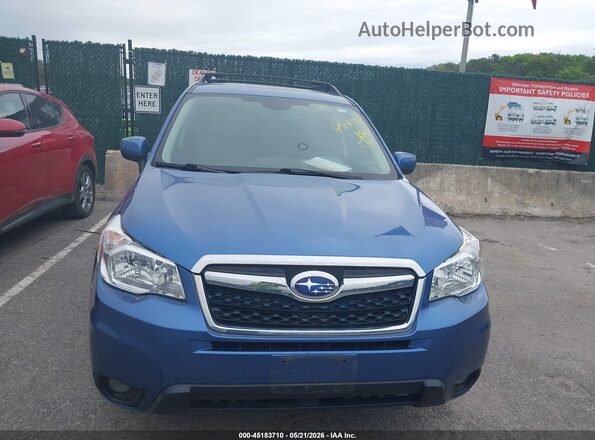 JF2SJAFC9GH454743 2016 SUBARU FORESTER Blue Vista del cuadro de instrumentos
