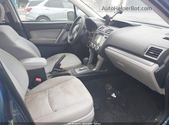 JF2SJAFC9GH454743 2016 SUBARU FORESTER Blue Vista interior delantera
