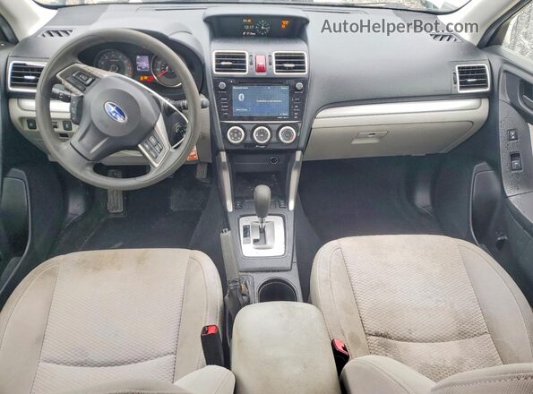 JF2SJAFC9GH500653 2016 SUBARU FORESTER Green Widok deski rozdzielczej