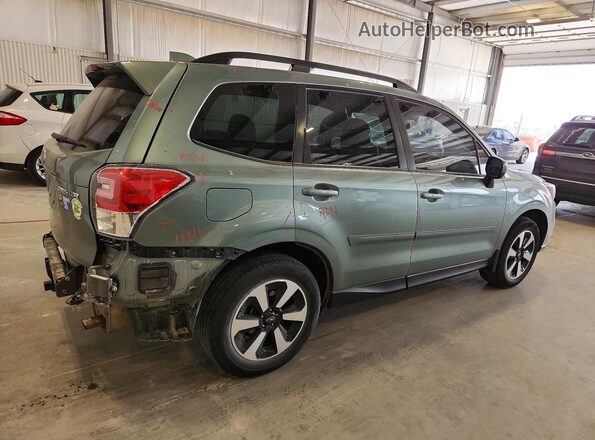 JF2SJAGC0JH458380 2018 SUBARU FORESTER Зеленый Задняя правая четверть