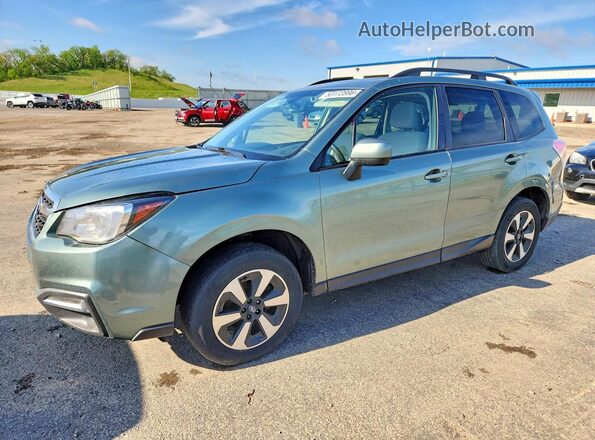 JF2SJAGC1HH587156 2017 SUBARU FORESTER Green Przód lewy