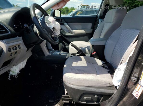 JF2SJAGC1JH401802 2018 SUBARU FORESTER Black Vista interior delantera