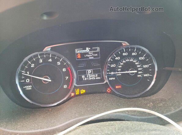 JF2SJAGC2HH562413 2017 SUBARU FORESTER Серый Вид щитка приборов
