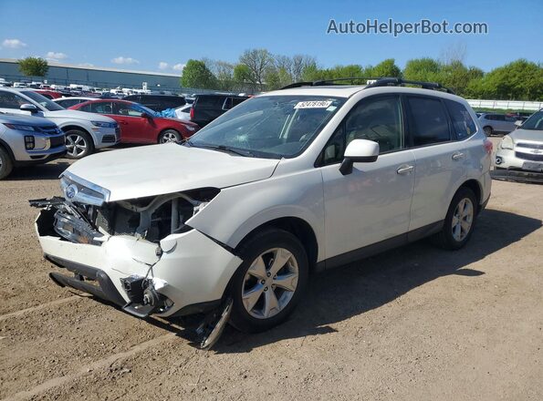 JF2SJAGC3GH539320 2016 SUBARU FORESTER Белый Передняя левая четверть