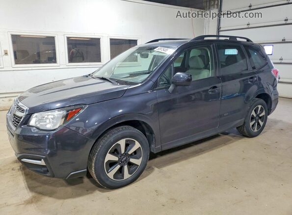 JF2SJAGC3JH615514 2018 SUBARU FORESTER Черный Передняя левая четверть
