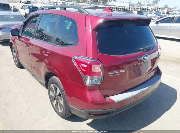 JF2SJAGC4HH552028 2017 SUBARU FORESTER 2.5 Красный Задняя левая четверть