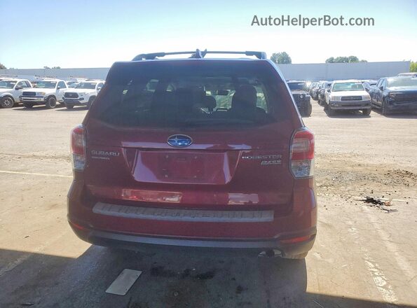 JF2SJAGC5HH491496 2017 SUBARU FORESTER Красный Вид сзади