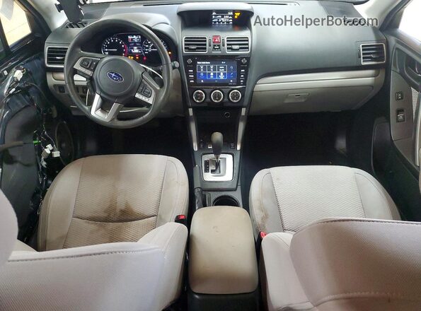 JF2SJAGC7HH451601 2017 SUBARU FORESTER 2.5 Gray Widok deski rozdzielczej