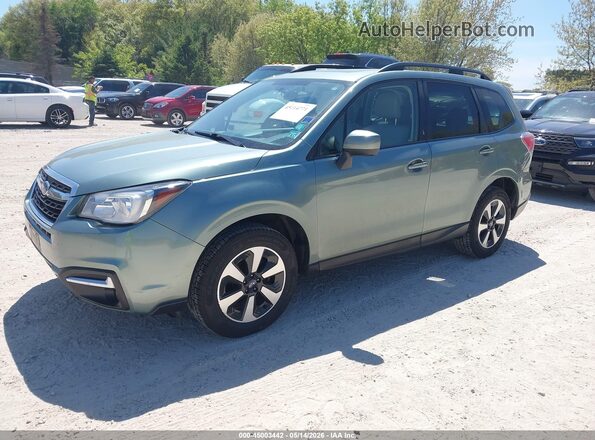 JF2SJAGCXJH545607 2018 SUBARU FORESTER Green Vista tres cuartos delantera izquierda
