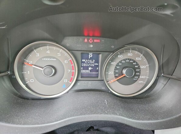 JF2SJAHC0GH500375 2016 SUBARU FORESTER Коричневый Вид щитка приборов