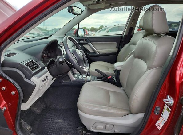 JF2SJAHC0GH500375 2016 SUBARU FORESTER Коричневый Вид салона спереди