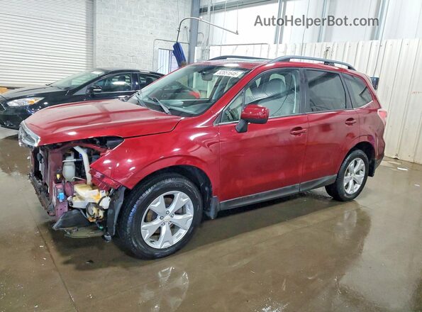 JF2SJAHC0GH513515 2016 SUBARU FORESTER Red Передня ліва чверть