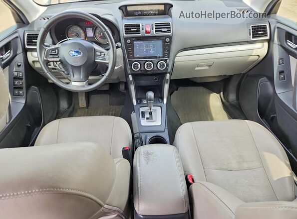 JF2SJAHC4GH418908 2016 SUBARU FORESTER 2.5 Серебряный Вид панели приборов