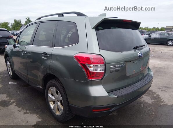 JF2SJAHC6GH468645 2016 SUBARU FORESTER Зеленый Задняя левая четверть