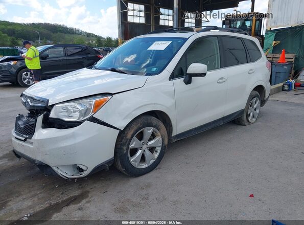 JF2SJAHC7GH542154 2016 SUBARU FORESTER 2.5 Белый Передняя левая четверть