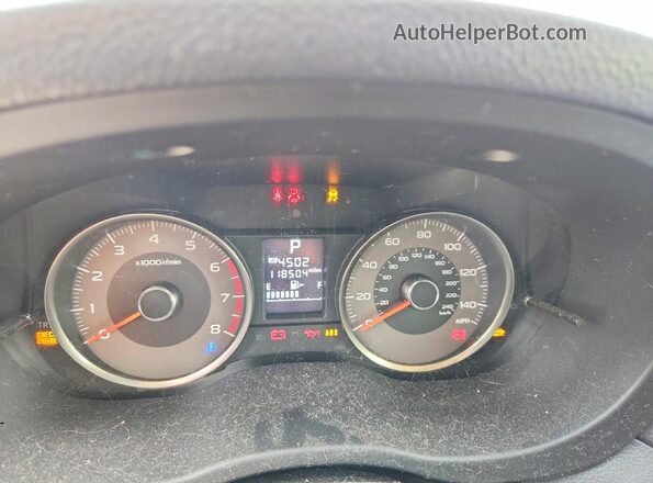 JF2SJAHC9GH558940 2016 SUBARU FORESTER Черный Вид щитка приборов